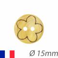 Boutons en buis fleur - 1000