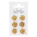 Boutons &eacute;toile 15mm bois - 1000
