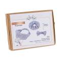 Kit bandeau barrette chouchou Laura en Liberty - Com'1 Id&eacute;e - 1000