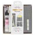 Kit de toilette nomade en tissu vichy Com'1 Idée - 1000