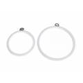 Cadre tambour 13 cm blanc x 5 - 12