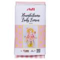 Tissu imprimé pour poupée lady lemon100x70cm - 14