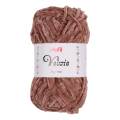 Pelote Velvie Stafil fil chenille amigurumi marron 25g - 14