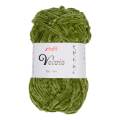 Pelote Velvie Stafil fil chenille amigurumi vert foncé 25g - 14
