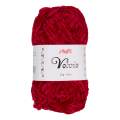 Pelote Velvie Stafil fil chenille amigurumi rouge foncé 25g - 14