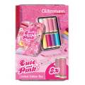 Coffret de 7 bobines de fil tout coudre 100m + 1 bob effet métal Cute and Pink - 149