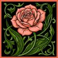 Coussin p&eacute;n&eacute;lope antique - rose - 150