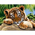 Canevas 40/50 -Tigre - 150