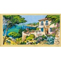 Canevas 65/120 - Villa vue sur la mer - 150