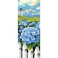 Canevas 25/60 - phare en bleu - 150
