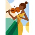 Canevas 30/40 Violon - 150