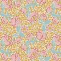 Tissu Tilda songbird flora mustard - 153