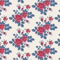 Tissu Tilda Village Life myrtle blue - 153