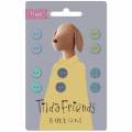 Carte de boutons Tilda friends chambray 9mm - 153