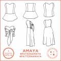 Patron Coralie Bijasson® Amaya robe bustier 34/56 - 168