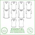 Patron Coralie Bijasson® Essentiel teeshirt s/3xl - 168