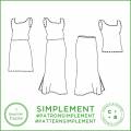 Patron Coralie Bijasson® Simplement top jupe 34/56 - 168