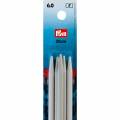 Aiguille tricot 2 ptes plastique 20cm n°6 - 17