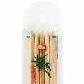 Aiguille tricot 2 ptes bambou 20cm n°9 - 17