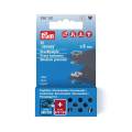 Recharge bouton pression jersey 8mm argent 20pc - 17