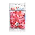 Prym love boutons pression color snaps mini rosé - 17