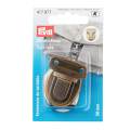 Fermeture de cartable 26mm laiton antique - 17