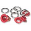 Œillets + rondelles 11mm rouge 20pc - 17