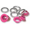 Œillets + rondelles 11mm fuchsia 20pc - 17