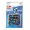 Anneaux demi ronds 30mm laiton antique - 17