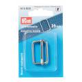 Boucle coulissante 25 mm argent - 17