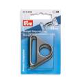 Anneaux triangulaires 40 mm col. gris foncé - 17