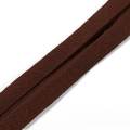 Biais coton 40/20mm brun fonc&eacute; x3,5 m&egrave;tres - 17
