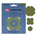 Patch autocollant STRETCH olive, 3pc - 17
