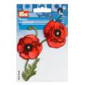 Motif déc. vrille de fleurs coquelicot - 17