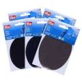 Coudes imitation daim thermocollant 9,5 x 14,5cm  gris-marine-noir x lot de 5 - 17