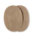 Coudes imitation daim thermocollant beige 9,5/14,5cm - 17