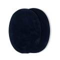 Coudes imitation daim thermocollant bleu marine 9,5/14,5cm - 17