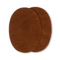 Coudes imitation daim thermocollant camel 9,5/14,5cm - 17