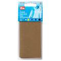 Pièce thermocollante coton 12x45 cm brun - 17