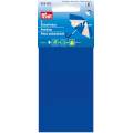 Pièce autocollante nylon 6.5 x 14cm bleu - 17