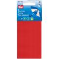 Pièce autocollante nylon 6.5 x 14cm rouge - 17