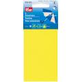 Pièce autocollante nylon 6.5 x 14cm jaune - 17