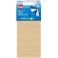 Pièce autocollante nylon 6.5 x 14cm beige - 17