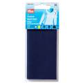 Pièce thermocollante serge coton 12x45 cm bleu - 17