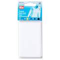 Pièce thermocollante serge coton 12x45 cm blanc - 17