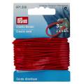 Corde elastique 2,5mm rouge - 17