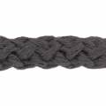 Cordon simple mat 8 mm anthracite - 218