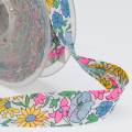 Biais Liberty Fabrics Tana Lawn® Poppy daisy fleur rose fluo - 34