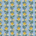 Tissu Liberty Fabrics Patch Palace Garden regal stripe - 34