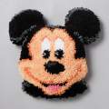 Coussin point noué mickey mouse 40x40cm - 4